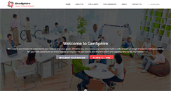 Desktop Screenshot of gensphire.com