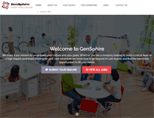 Tablet Screenshot of gensphire.com